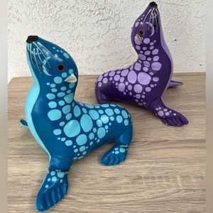 2 Lakeshore Learning Seals ONLY for kid toss game